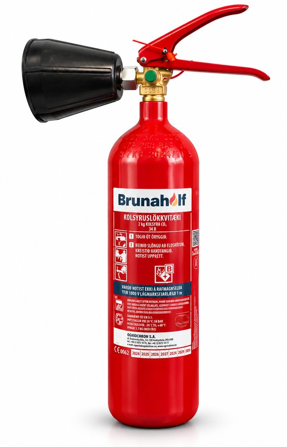 CO₂ 2 kg. Slökkvitæki