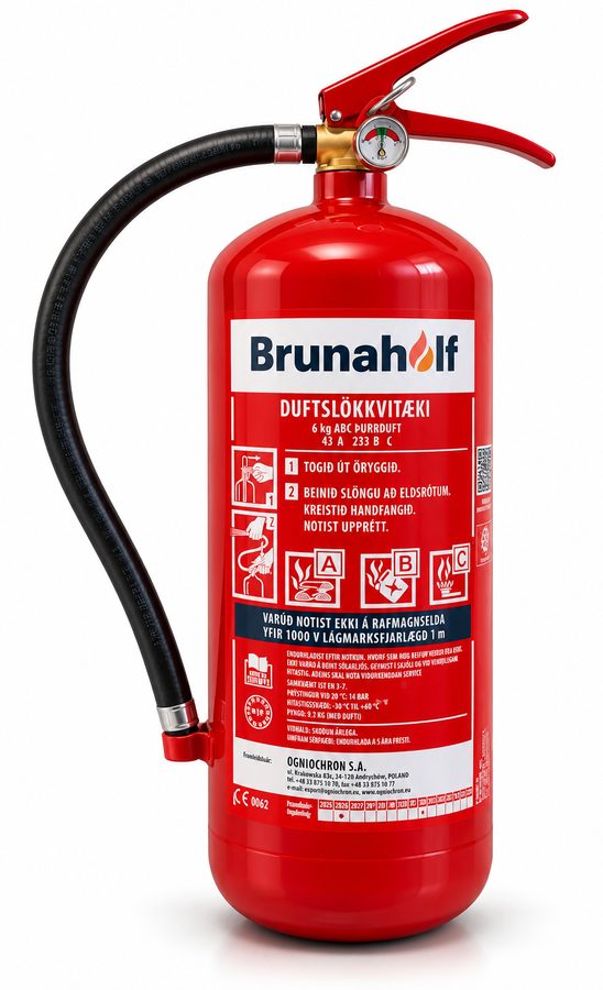 Duft 6 kg. ABC Slökkvitæki