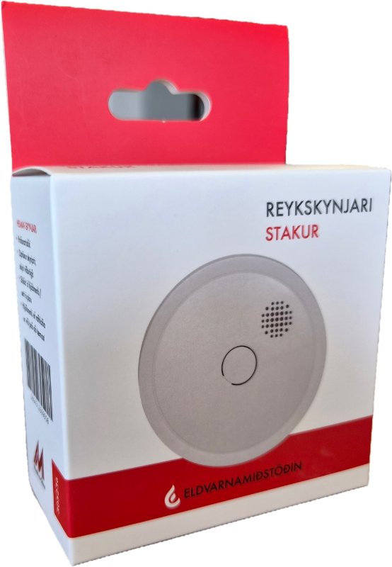 Reykskynjari með 10 ára rafhlöðu
